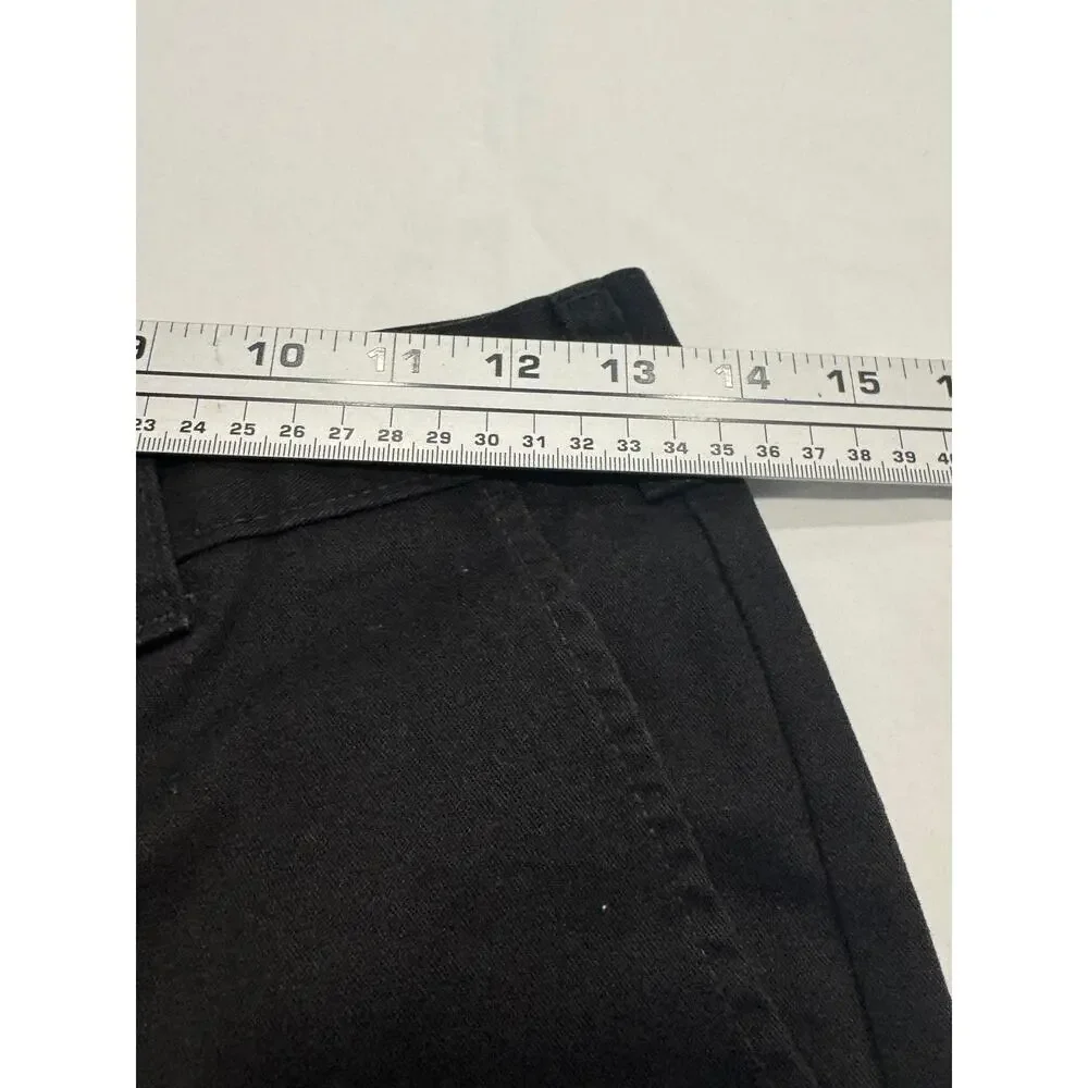 Mark Twain Elderwear Boys Uniform Pants 29x30 Black Tapered‎ Flat Front Pocket